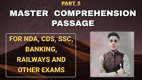 Master Comprehension Passage Part Ssc Banking Po Cds