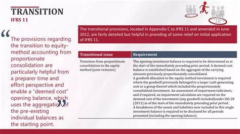 IFRS 11 Joint Arrangements PPT