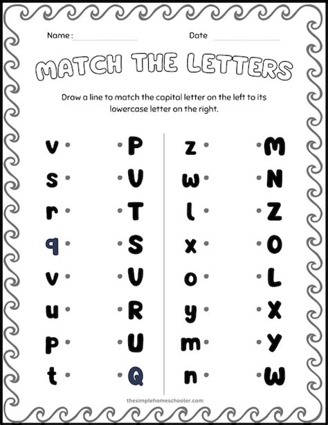 Match Lowercase And Uppercase Letters Interactive Worksheet Worksheets Library