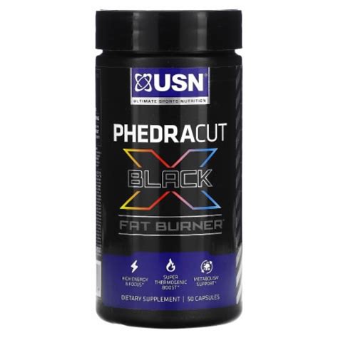 Usn Phedracut Black Fat Burner Capsules Count Kroger