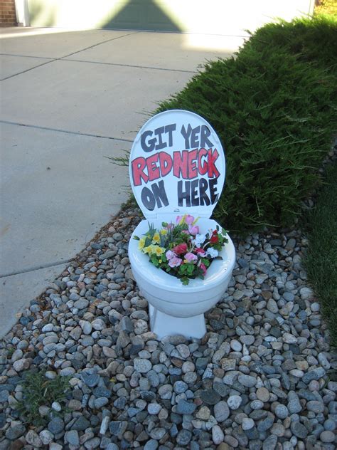 White Trash Party - house marker. Unless you have a car up on blocks in ...