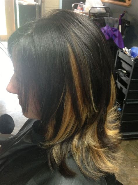 Black Hair With Blonde Underneath Tumblr - Room Decor Ideas