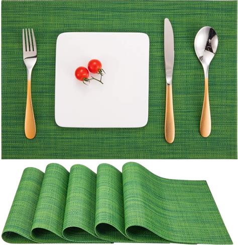 Amazon Myir Jun Place Mats Table Mats Set Of Indoor Placemats