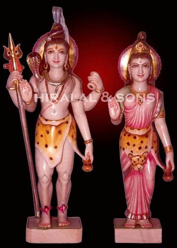 Shiva Parvati Marble Statue At Rs Marble Shiv Parvati Sculpture