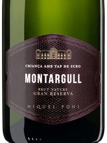 Miquel Pons Cava Gran Reserva Montargull Brut Nature Suro Vivino Us