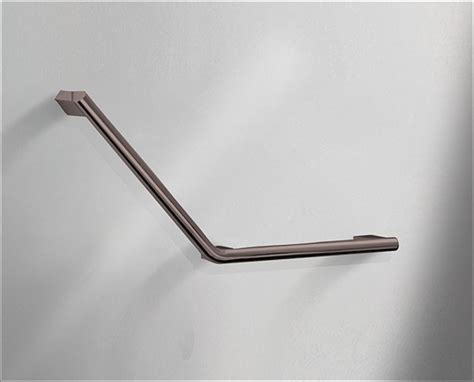 Modern Bronze Angled Grab Bar Mobility Grab Bars Livinghouse