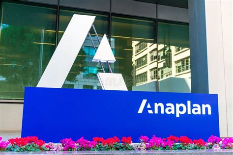 Anaplan Logo at Company Headquarters Facade Editorial Stock Image ...