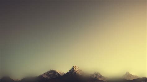 wallpaper for desktop, laptop | ml07-mountain-blur-minimal-nature