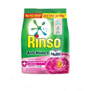 Jual Rinso Anti Noda Molto Detergen Bubuk Rose Fresh G Shopee