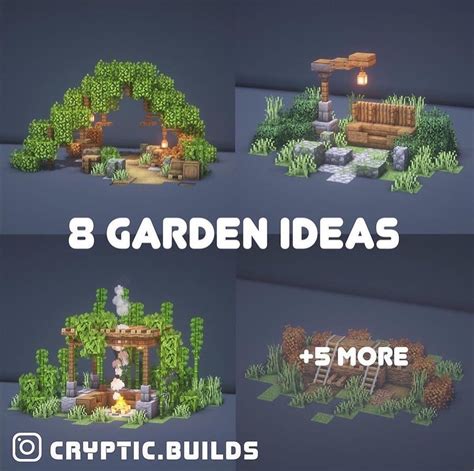 how to make a garden on minecraft