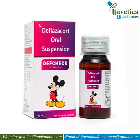 Defcheck 6 Deflazacort 6mg Suspension