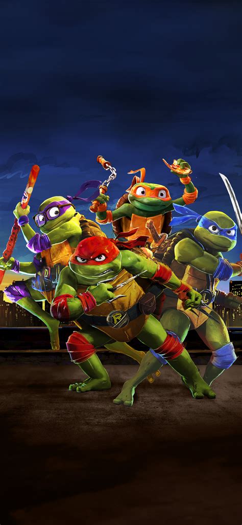 1125x2436 Teenage Mutant Ninja Turtles Mutant Mayhem Movie Iphone Xs