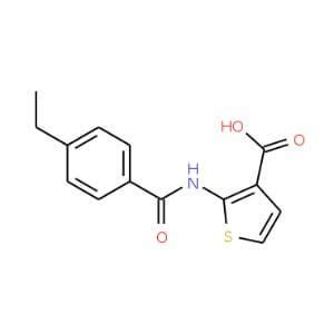 2 4 Ethylbenzene Amido Thiophene 3 Carboxylic Acid SCBT Santa