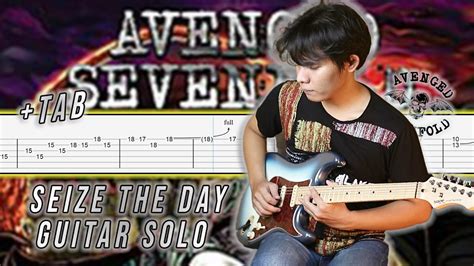 Avenged Sevenfold Seize The Day Guitar Solo With TAB YouTube