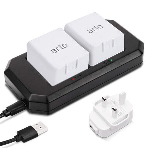 Arlo Pro Battery Charger 2 Port Charging Station with UK Plug ...