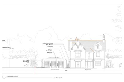 P Proposed South Elevation Rud Sawers Architects