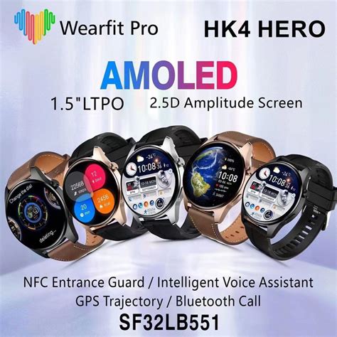 Jual Hk Hero Smartwatch Amoled Ltpo Inch Always On Display Watch