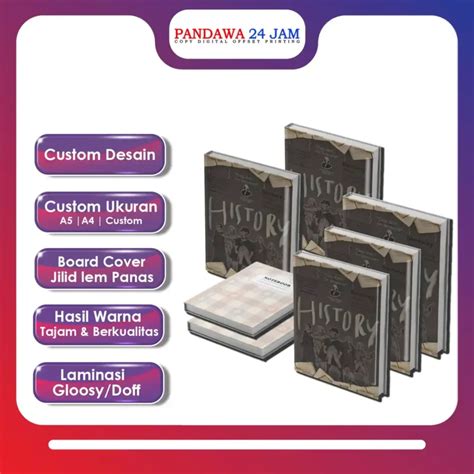 jilid hardcover glossy  pandawa percetakan  jam