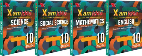 Xam Idea Bundle Set Of 4 Science Social Science Mathematics