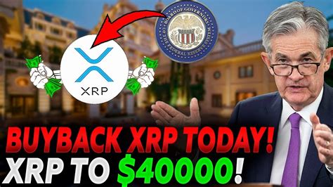 FED Warned Ripple XRP Buyback Will Allow You Retire In 2 Years YouTube