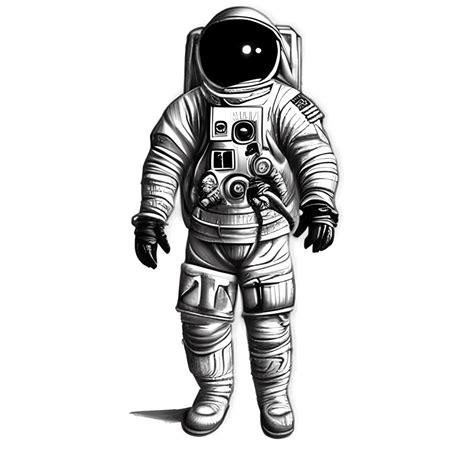 Astronaut Coloring Page Creative Fabrica