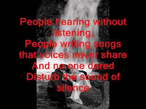 The Sound of Silence lyrics Original Version from 1964 - YouTube