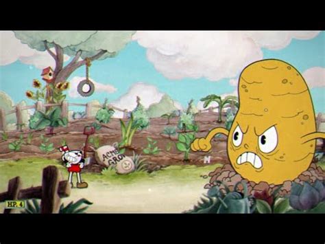 Cuphead Vs The Root Pack Secret Boss Youtube