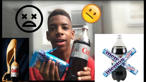 Doing The Mentos Vs Diet Coke Challenge Youtube