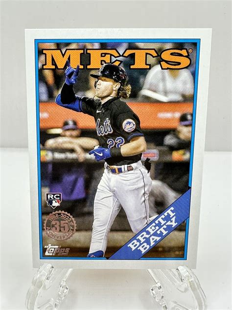 Topps Series Baseball Brett Baty Rc Auto Insert Ny Mets