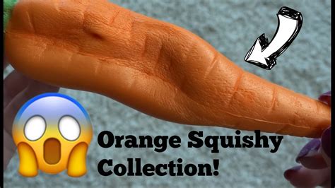 Orange Squishy Collection Youtube