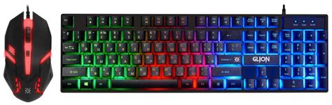 Комплект ИГРОВОЙ Defender Glion C-123 RU, Light, мышь+клавиатура ...