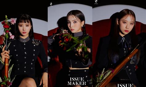 Yewon Yebin Y Dain De HOT ISSUE Muestran Su Visual Para Sus Fotos De ISSUE MAKER KpopLat