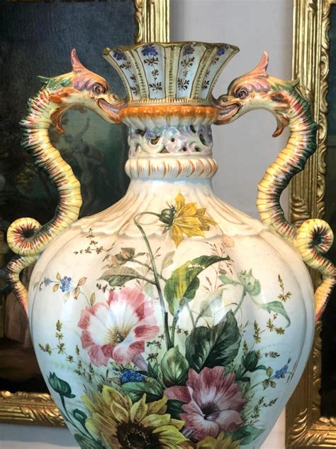 Proantic Ancien vase en céramique de Bassano signé par Antonio Zen