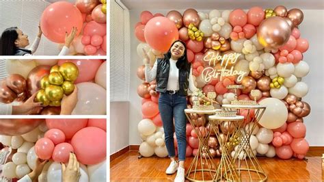 Como hacer una Pared de Globos para cumpleaños Balloon Wall