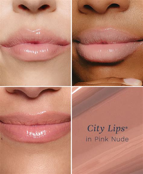 CITY BEAUTY City Lips Plumping Lip Gloss Pink Nude 0 16 Oz Ethos Beauty Partners