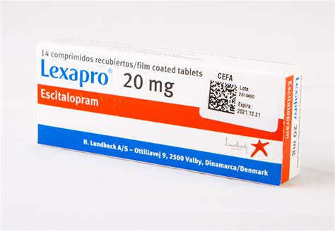 Lexapro Mg Tabletas Via Oral