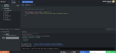 Build And Deploy An Api With Standard Library And Nodejs In 6 Easy