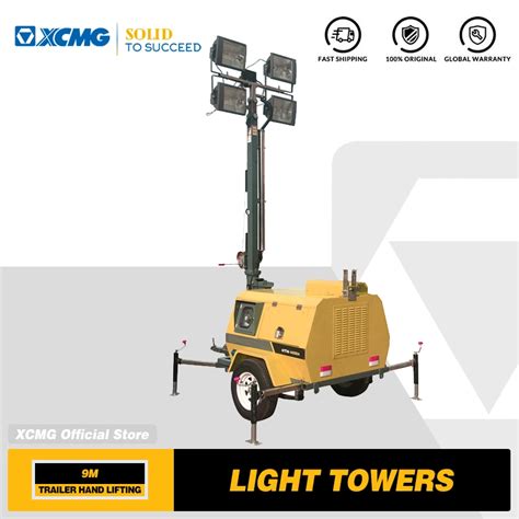 Xcmg Original Mobile Lighting Tower M Hand Operated Lifting Telescopic