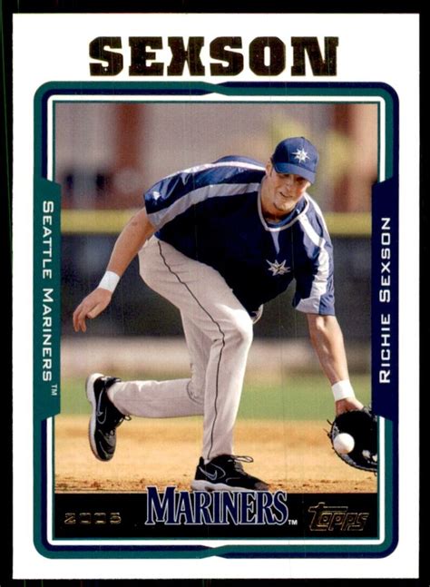 Topps Richie Sexson Seattle Mariners Ebay