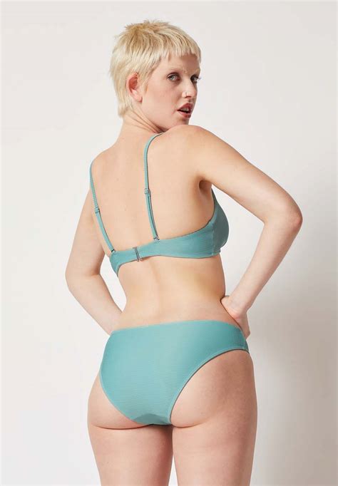 Skiny Bikini Bustier In Mineral Blue Aus Der Serie Every Summer In Rib