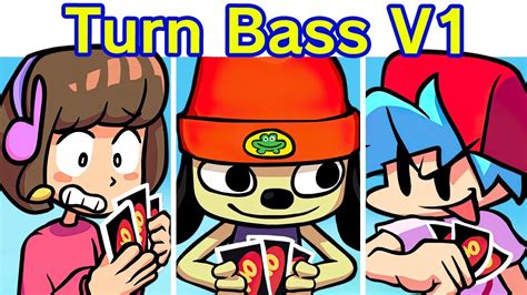 Friday Night Funkin Turn Bass Bpm Song Fnf Parappa The Rapper Scratchin Melodii Fnf Mod