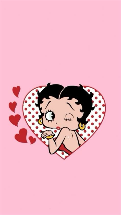 Blaxicanbarbie In Betty Boop Posters Pink Wallpaper Cartoon