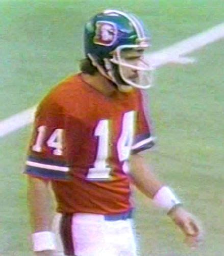 Quarterback Norris Weese 14 December 18 1977