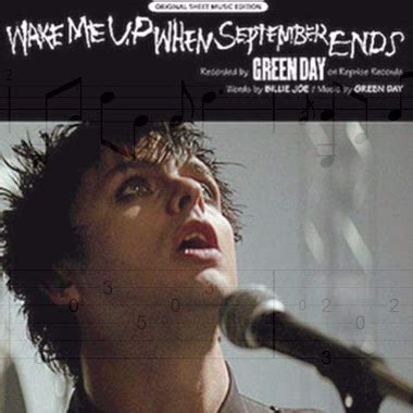 Wake me up when september ends吉他谱 Green day 免费浏览 GTP格式在线播放 精品吉他谱