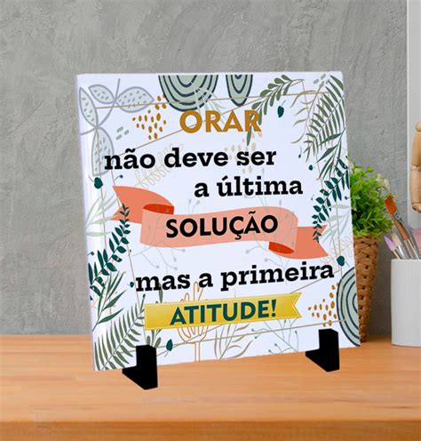 Azulejo Decorativo Frases Motiva O E Gratid O Kit Unid No Elo