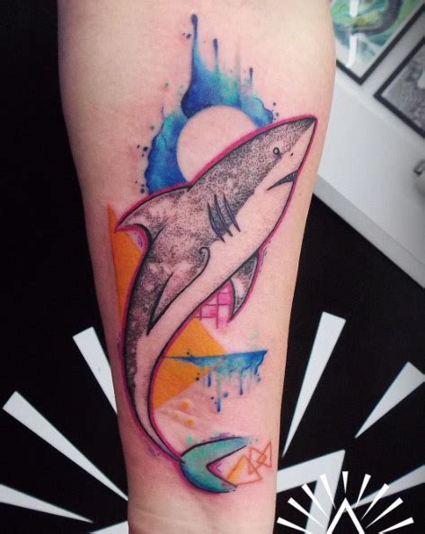 50 Fantastic Shark Tattoos That Are Better Than Shark Week - TattooBlend