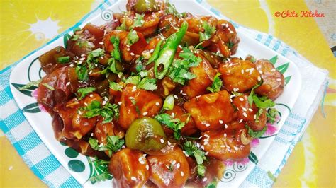 Chilli Paneer How To Make Dry Paneer Chilli Chits Kitchen