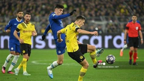 Hasil Babak Pertama Chelsea Vs Dortmund The Blues Unggul 1 0 Berkat