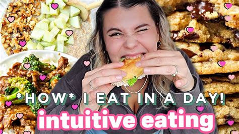 How I Eat In A Day An Actual Intuitive Eating Guide And Questions I Ask Myself Youtube