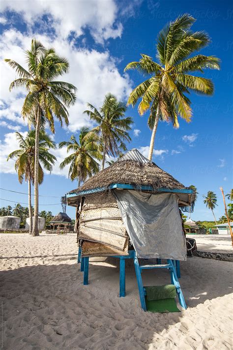 "Beach Hut On Tropical Island" by Stocksy Contributor "Alejandro Moreno ...